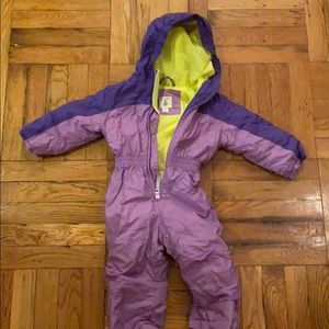 Lands End Toddler Purple Snow Suit